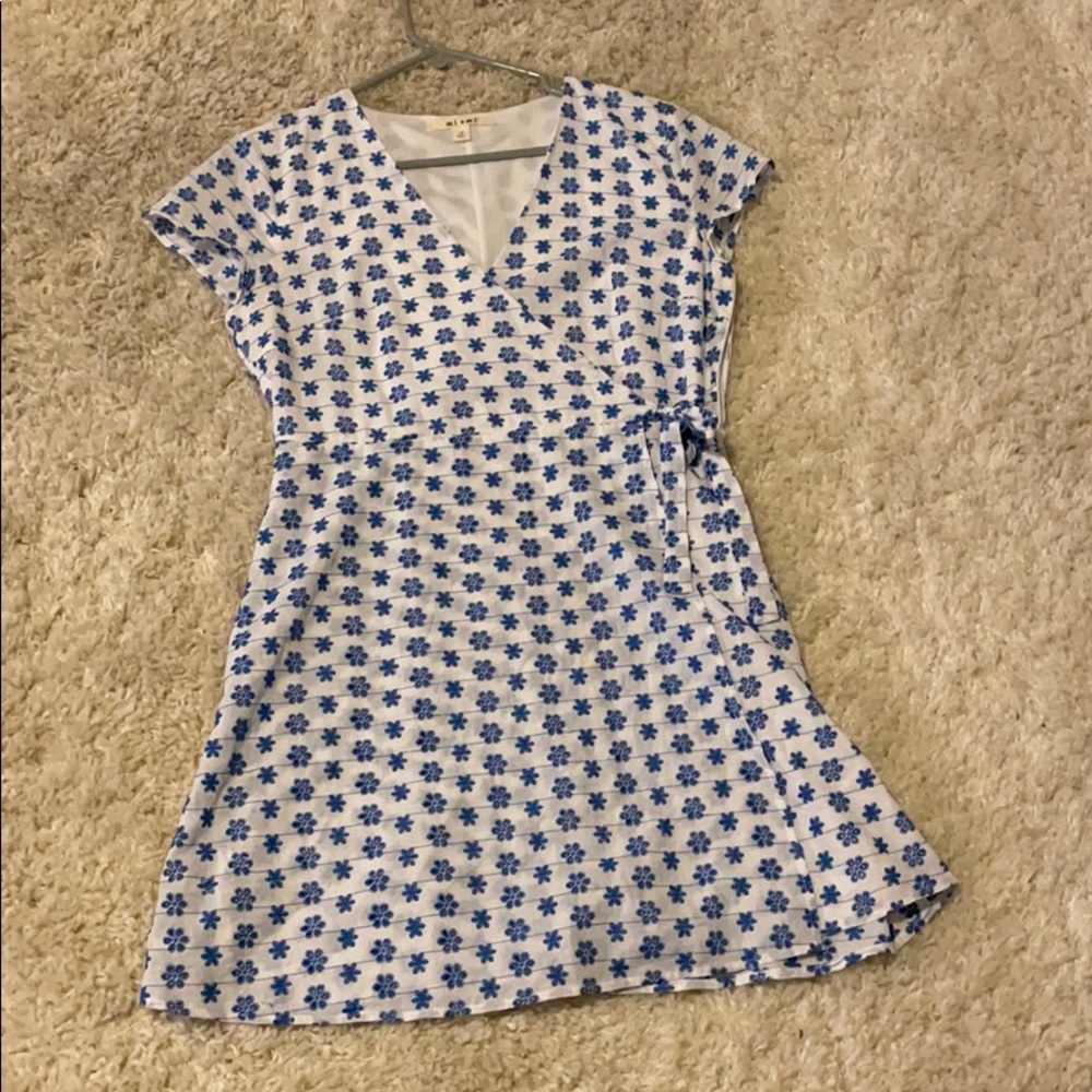 Women’s blue & white dress from Francesca’s